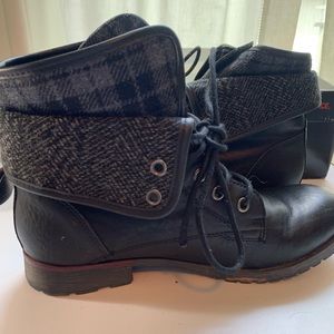Rock & Candy Black Combat Boot
